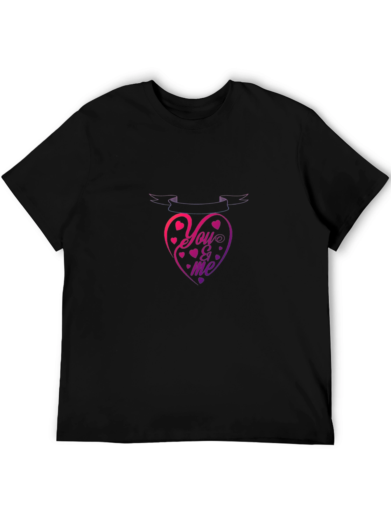 You & Me Heart Graphic T-Shirt