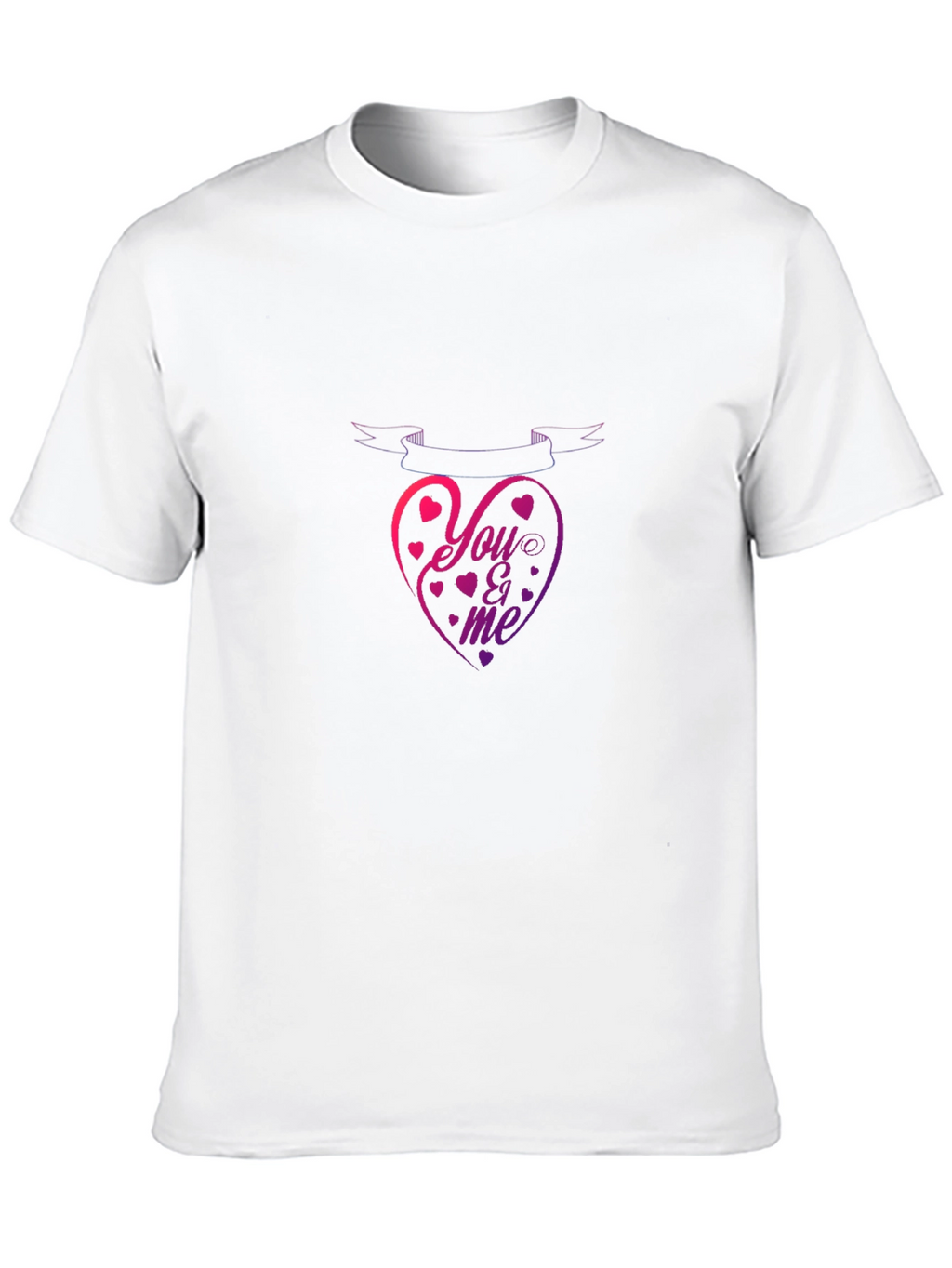 You & Me Heart Graphic T-Shirt