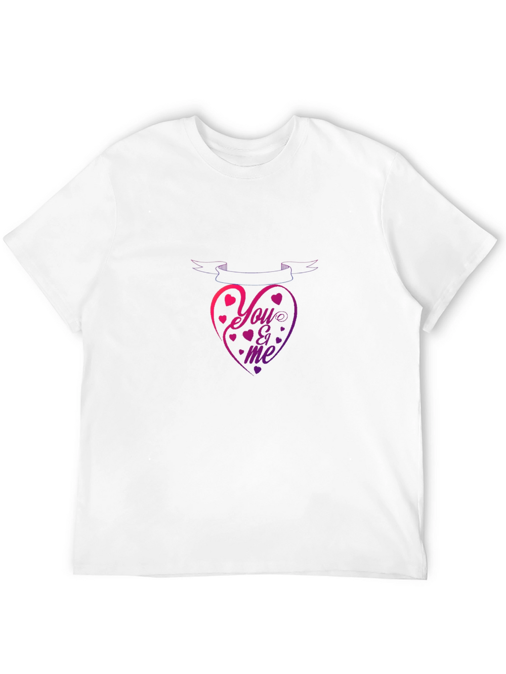 You & Me Heart Graphic T-Shirt