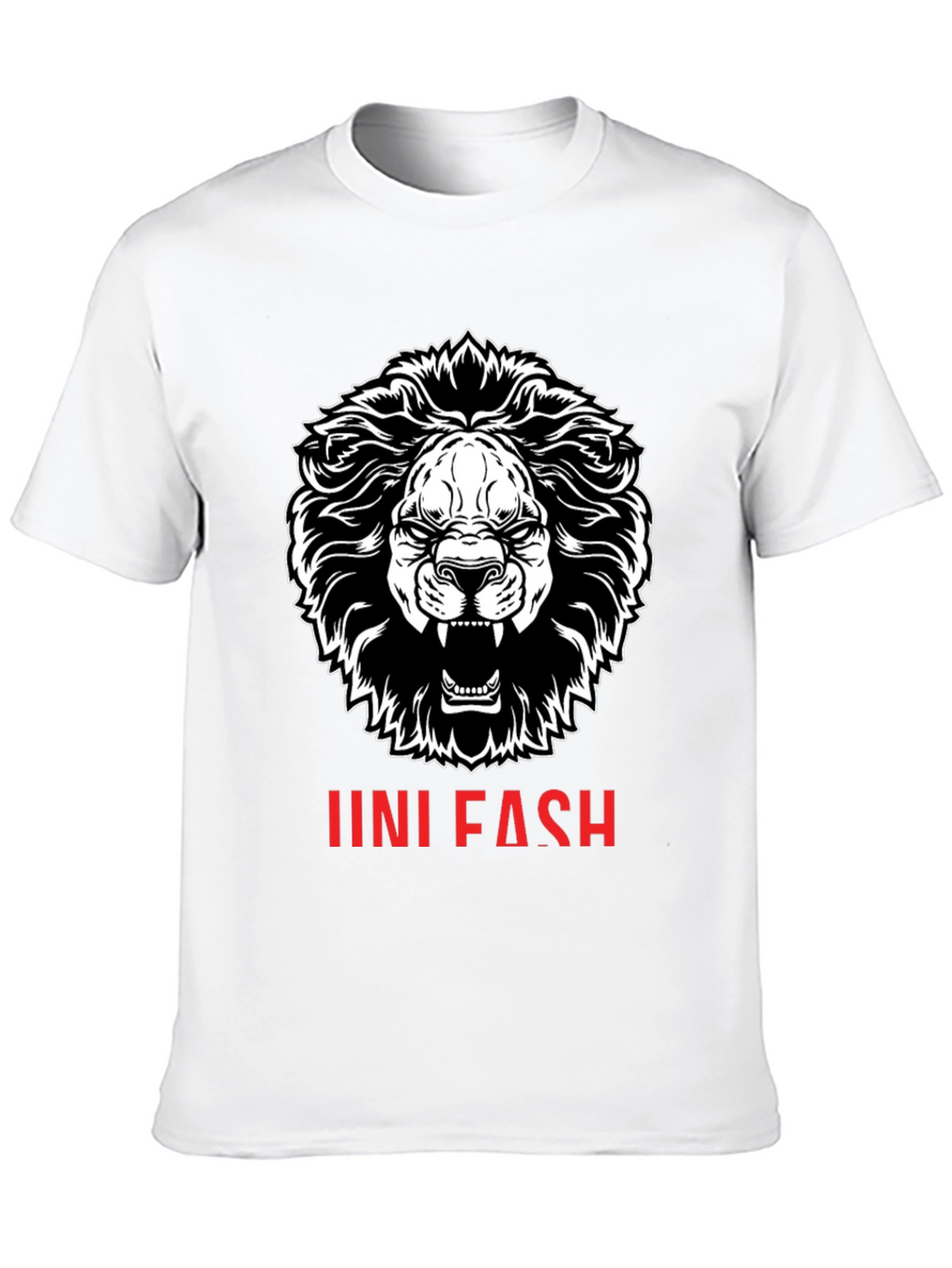 Lion Graphic Print T-Shirt - Unisex Fashion