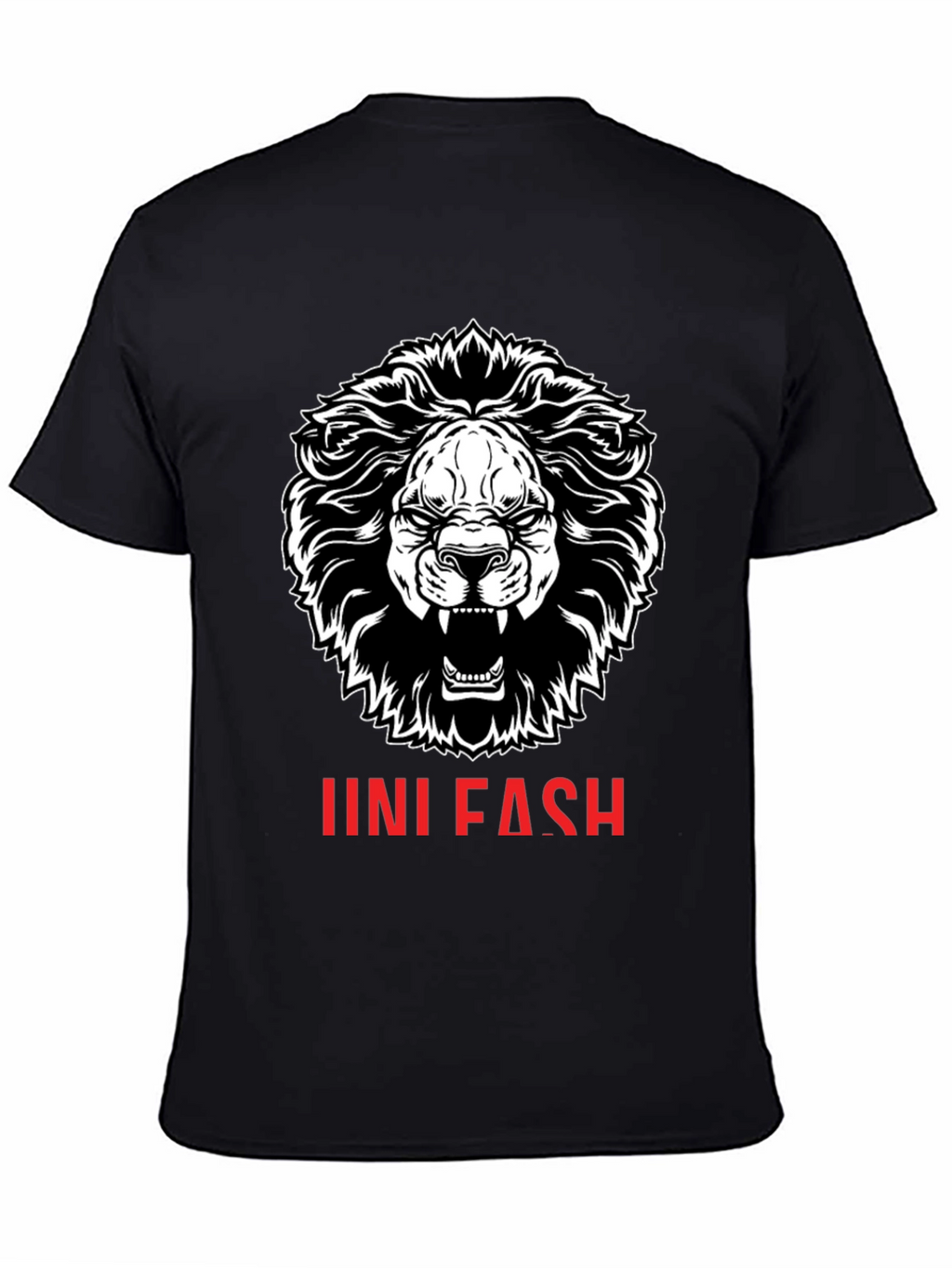 Lion Graphic Print T-Shirt - Unisex Fashion