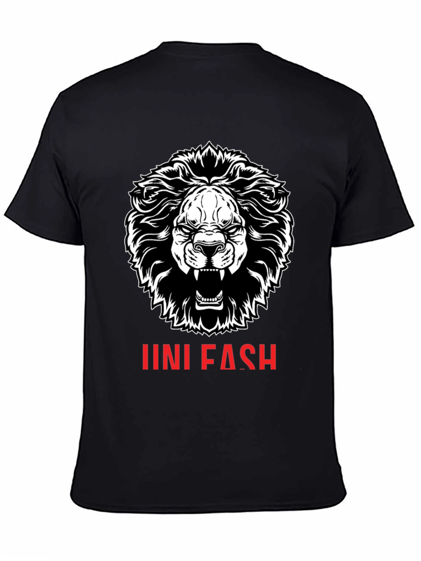 Lion Graphic Print T-Shirt - Unisex Fashion