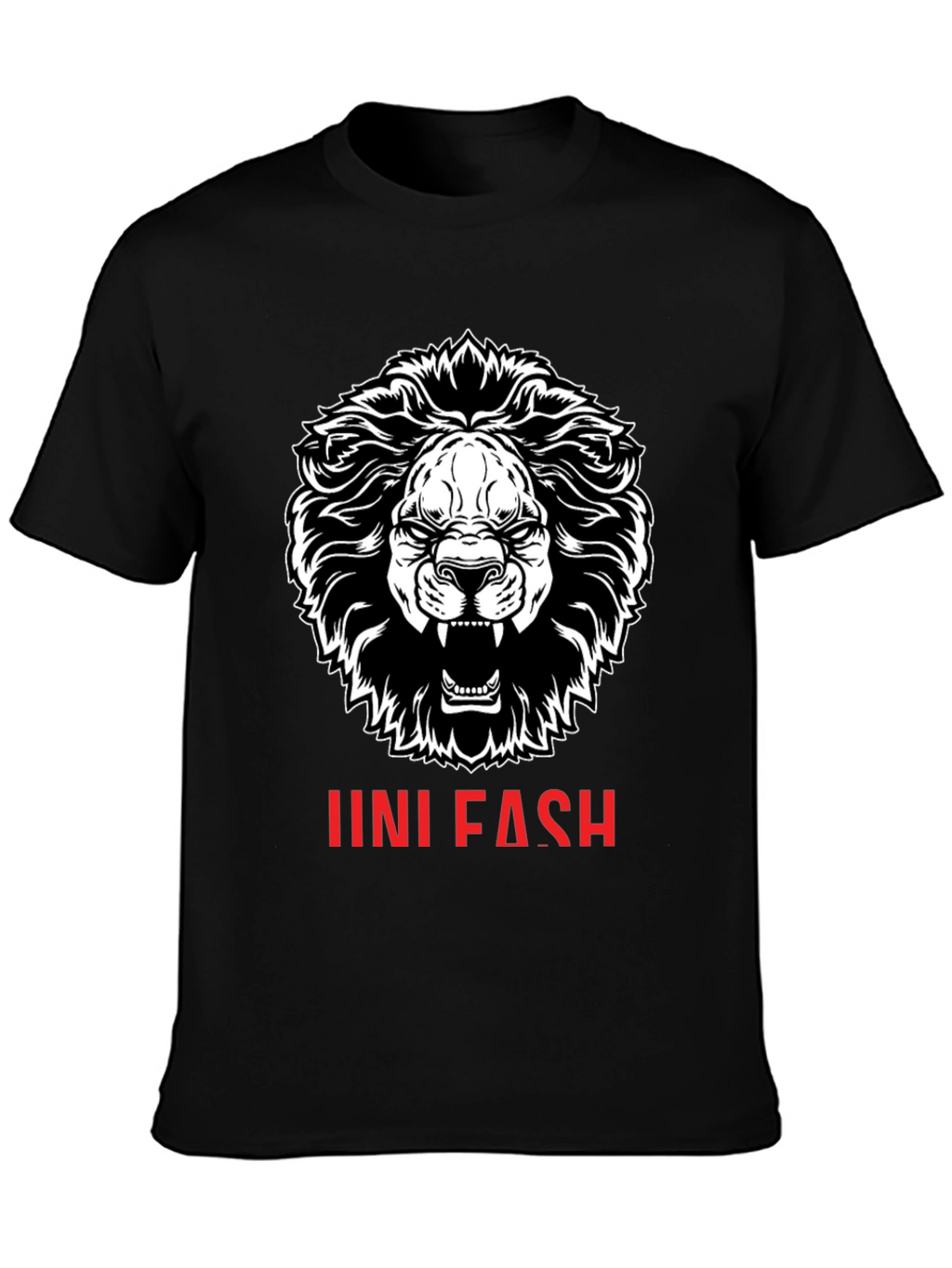 Lion Graphic Print T-Shirt - Unisex Fashion