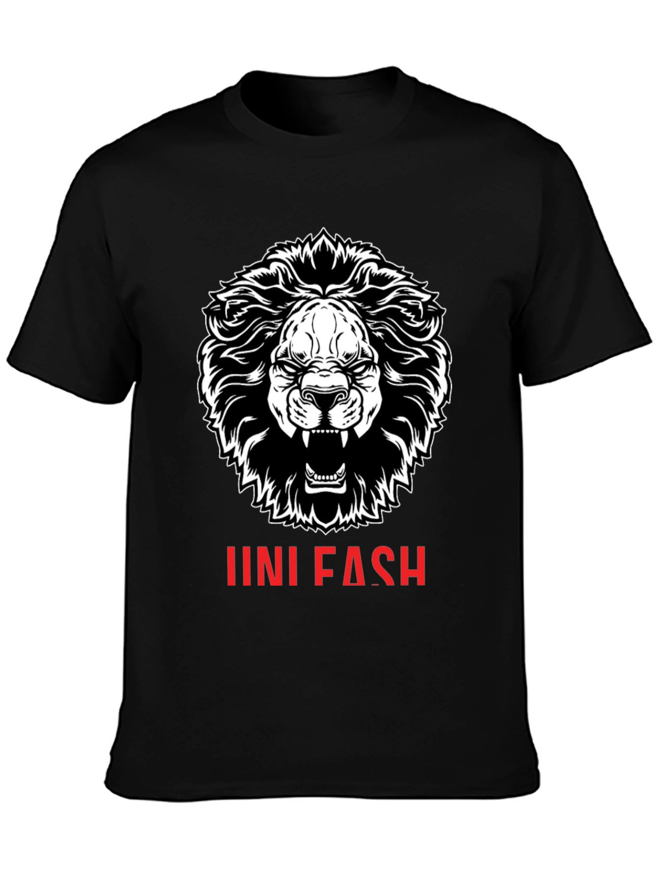 Lion Graphic Print T-Shirt - Unisex Fashion