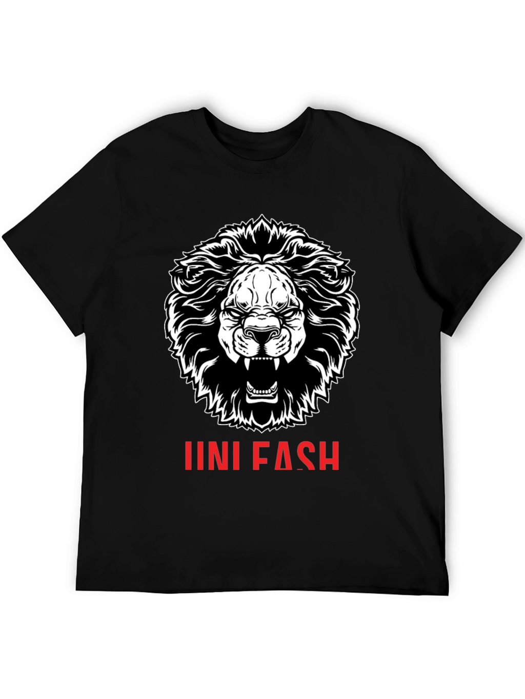 Lion Graphic Print T-Shirt - Unisex Fashion