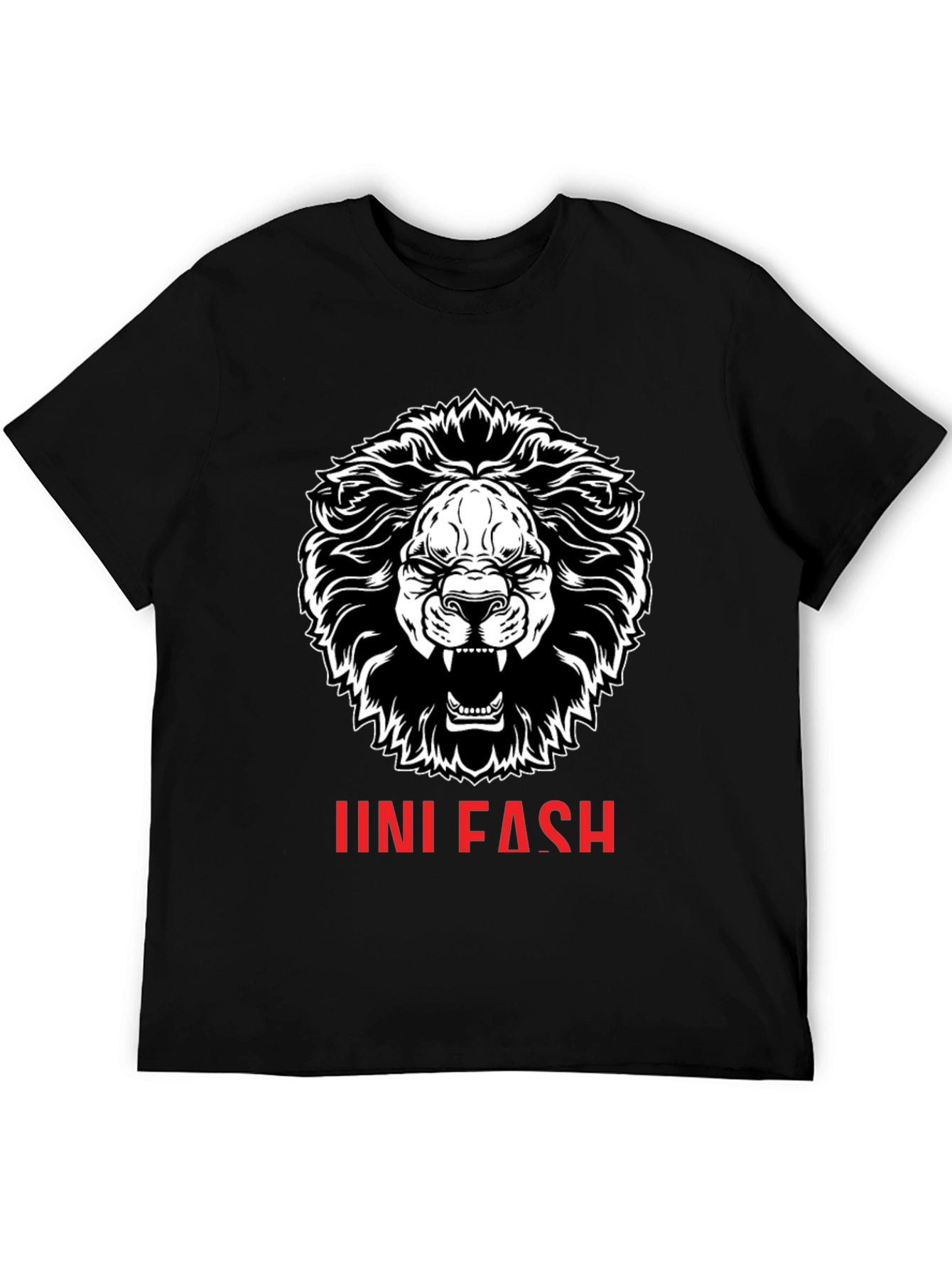 Lion Graphic Print T-Shirt - Unisex Fashion