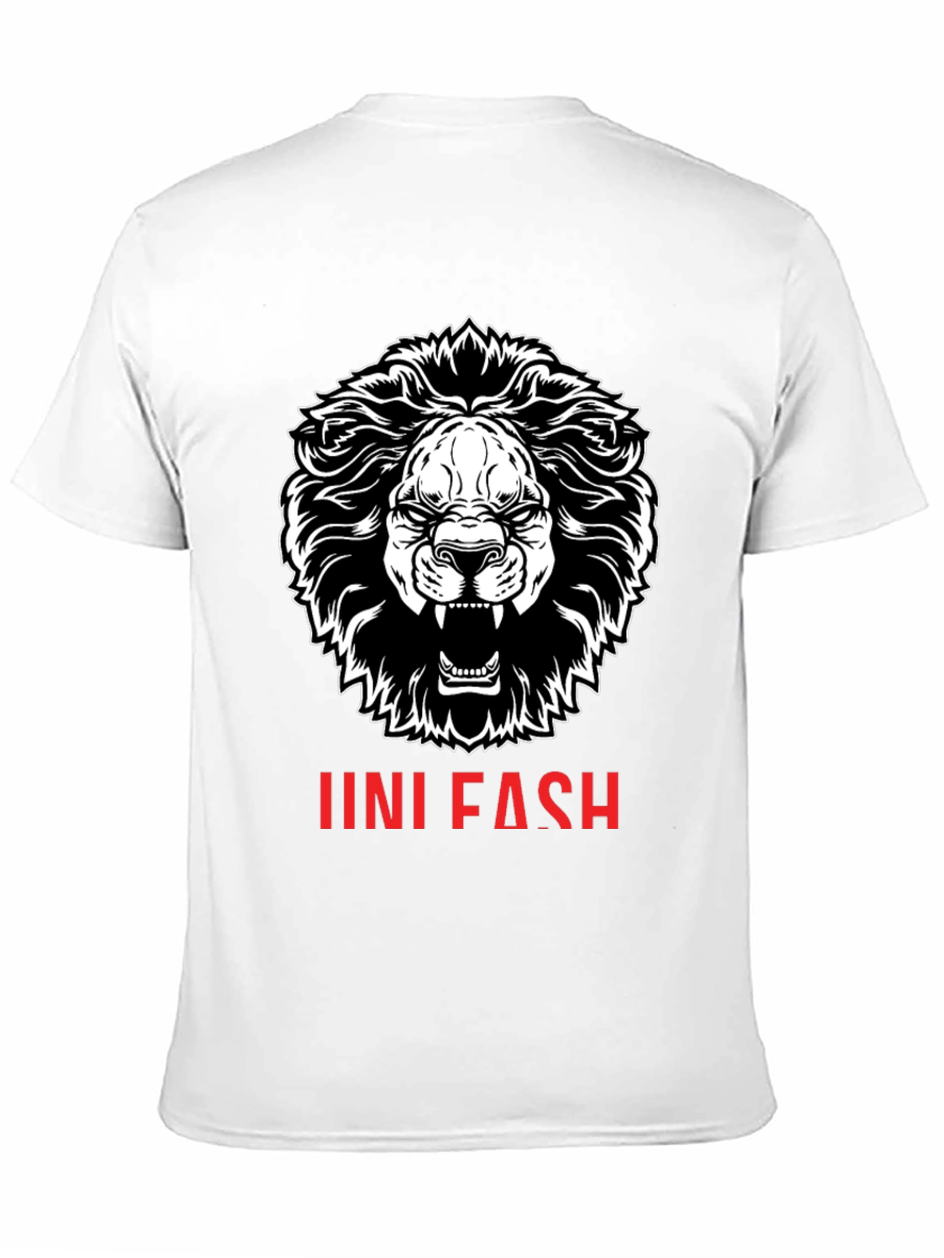 Lion Graphic Print T-Shirt - Unisex Fashion