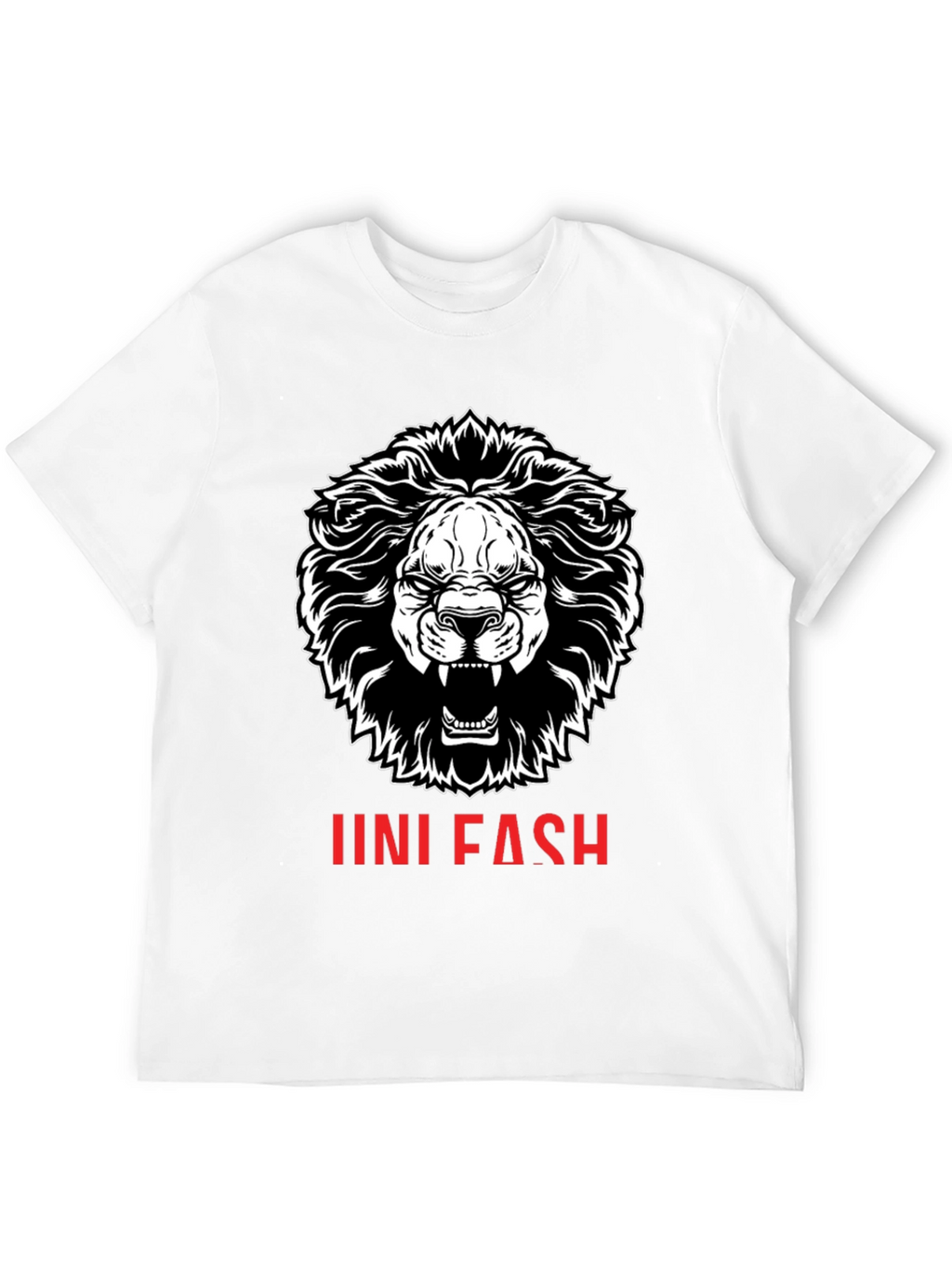 Lion Graphic Print T-Shirt - Unisex Fashion