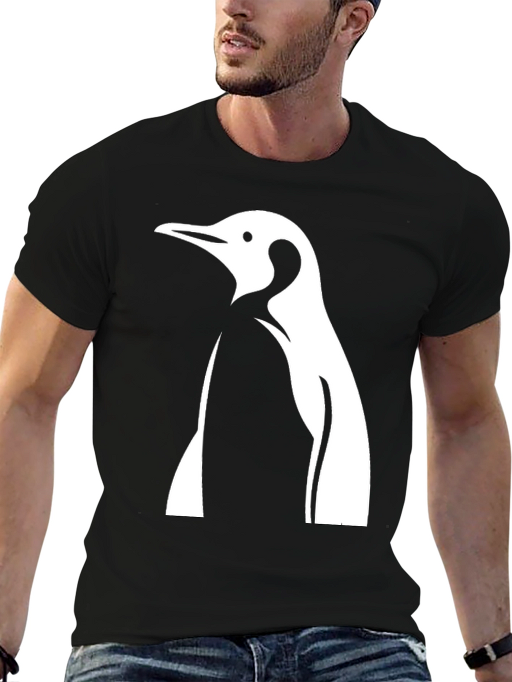 Penguin Graphic T-Shirt - Cool Casual Tee