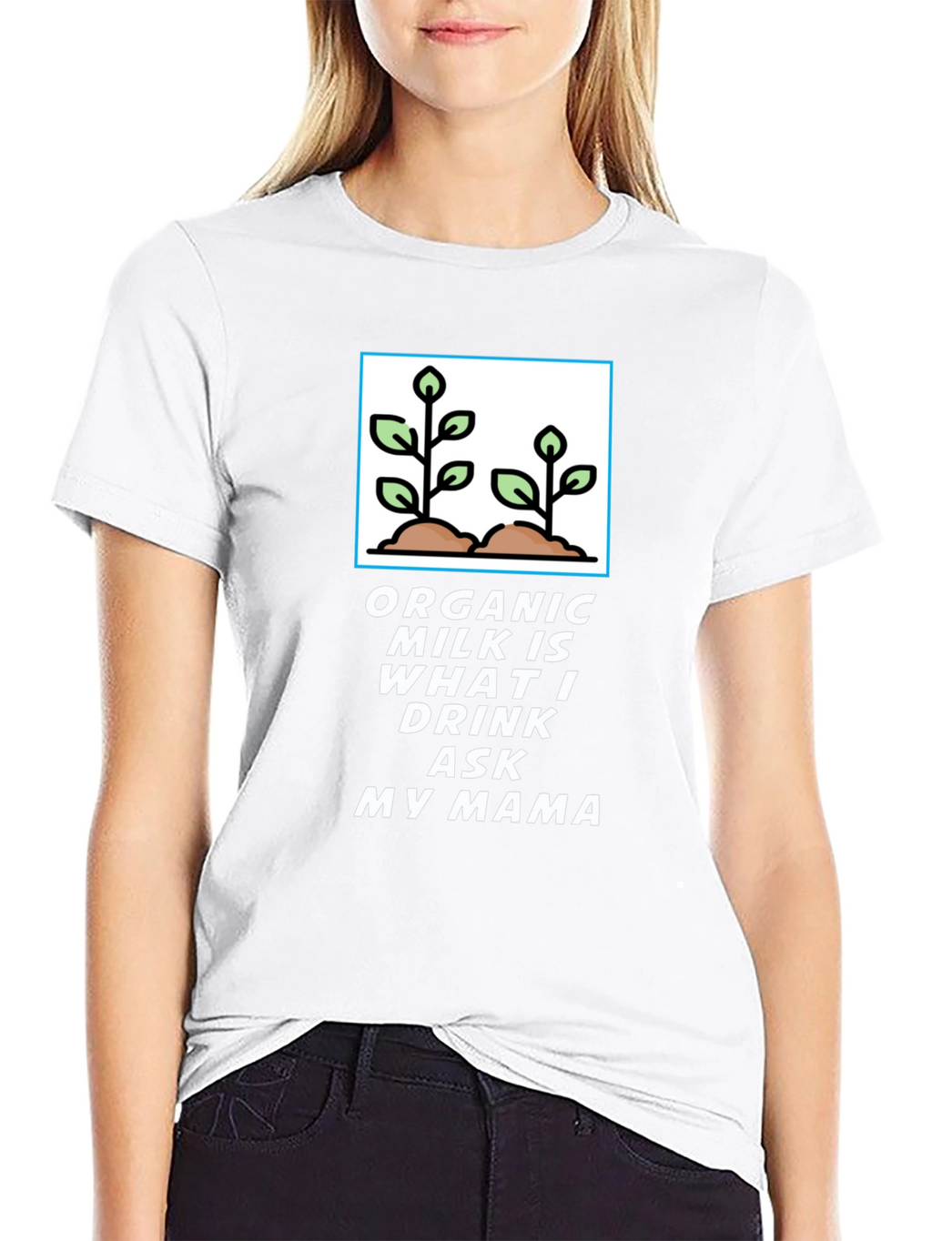 Organic Milk T-Shirt - Ask My Mama