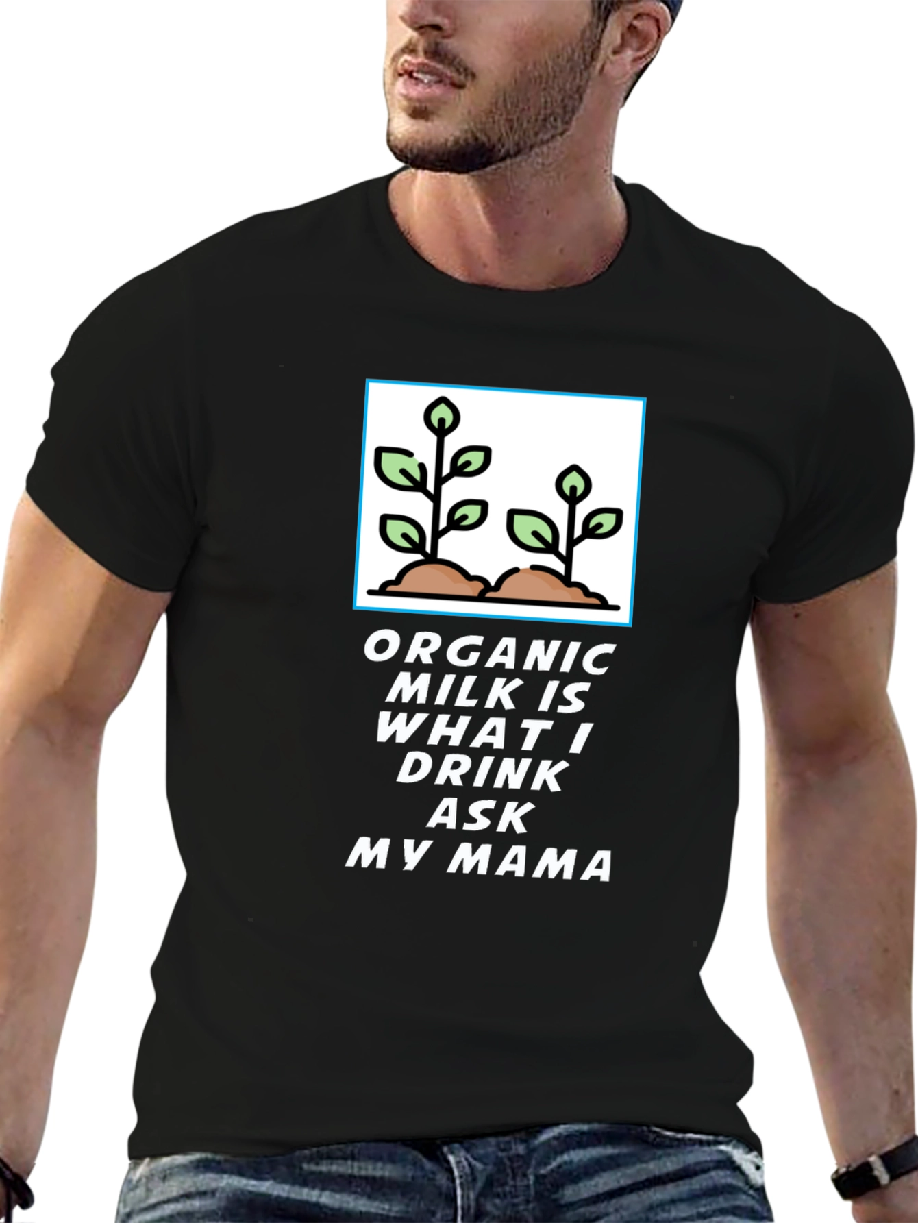 Organic Milk T-Shirt - Ask My Mama