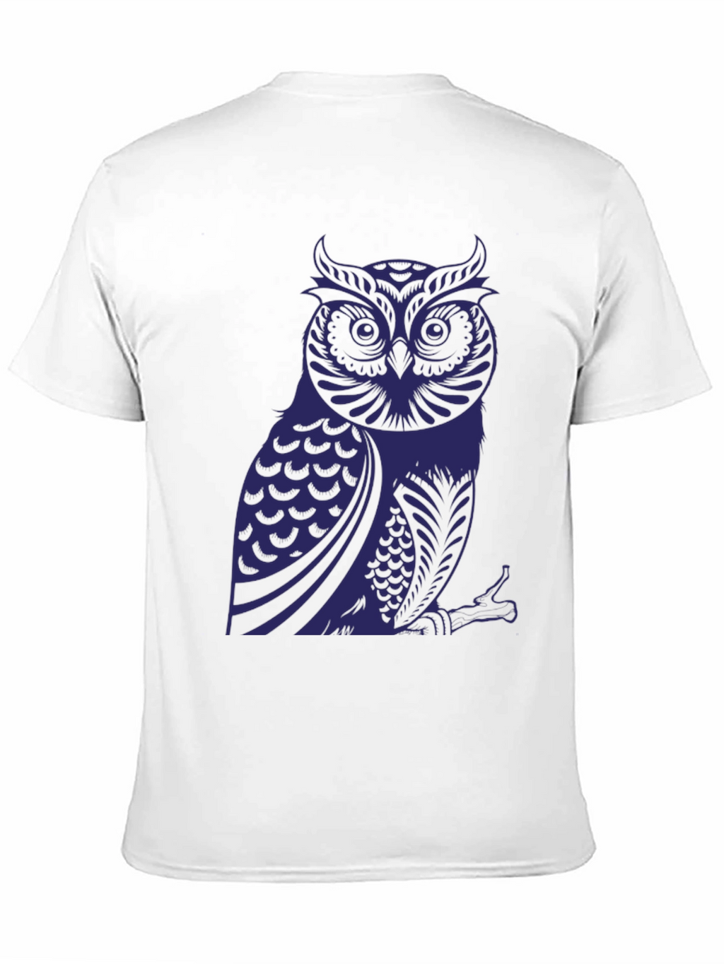 Owl Graphic Print T-Shirt - Stylish Mens Tee