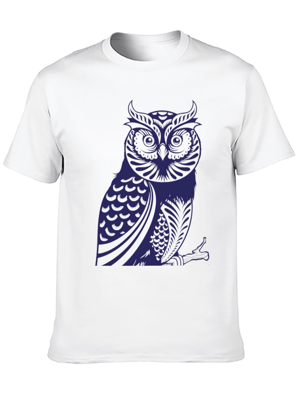 Owl Graphic Print T-Shirt - Stylish Mens Tee