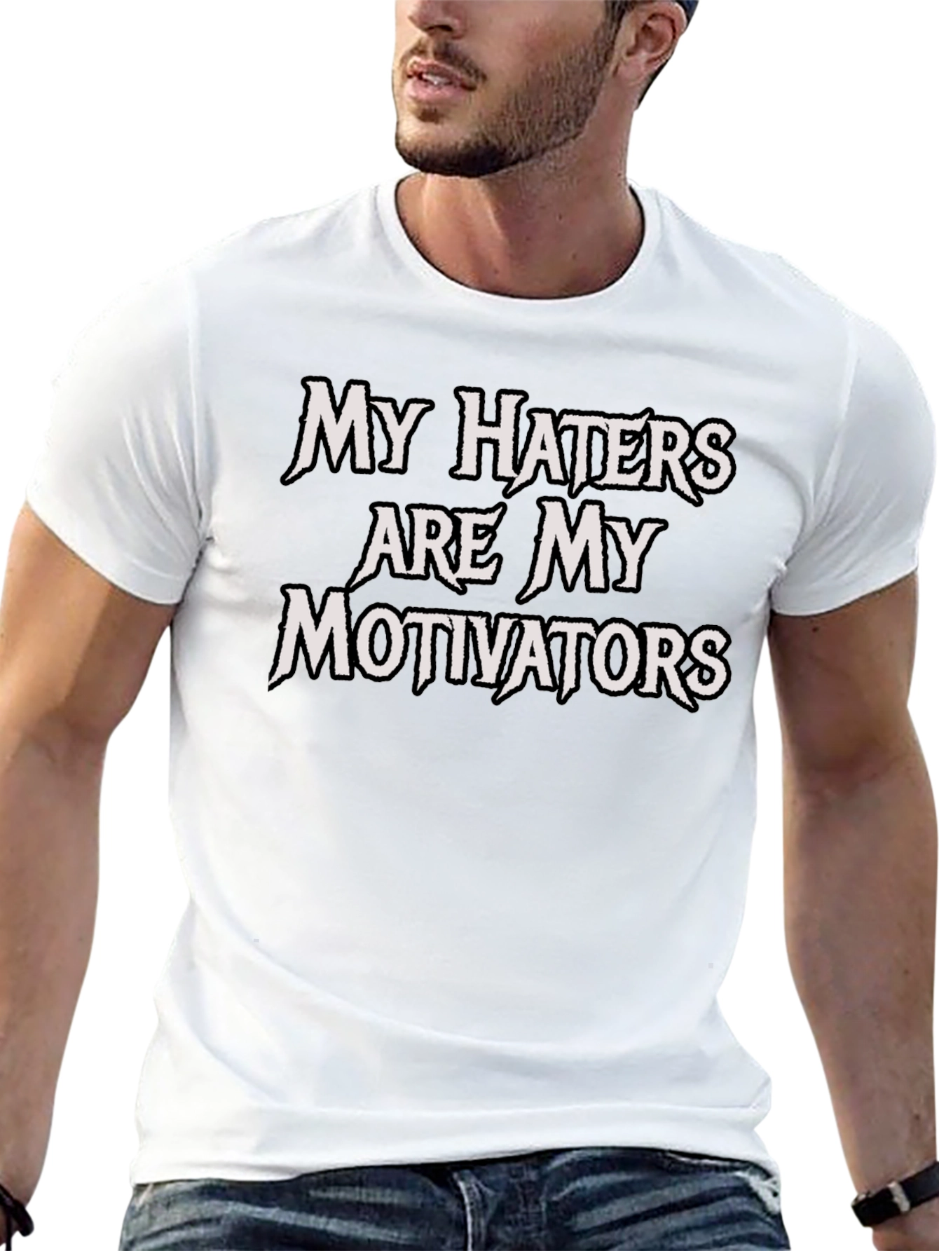 My Haters Motivators Black T-Shirt