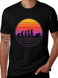 Retro Evolution T-Shirt - Black