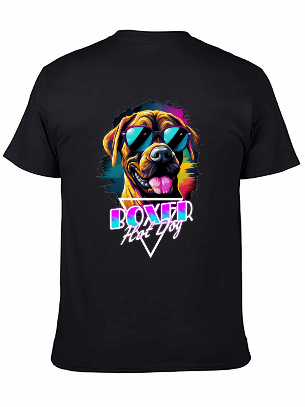 Boxer Hot Dog Graphic T-Shirt