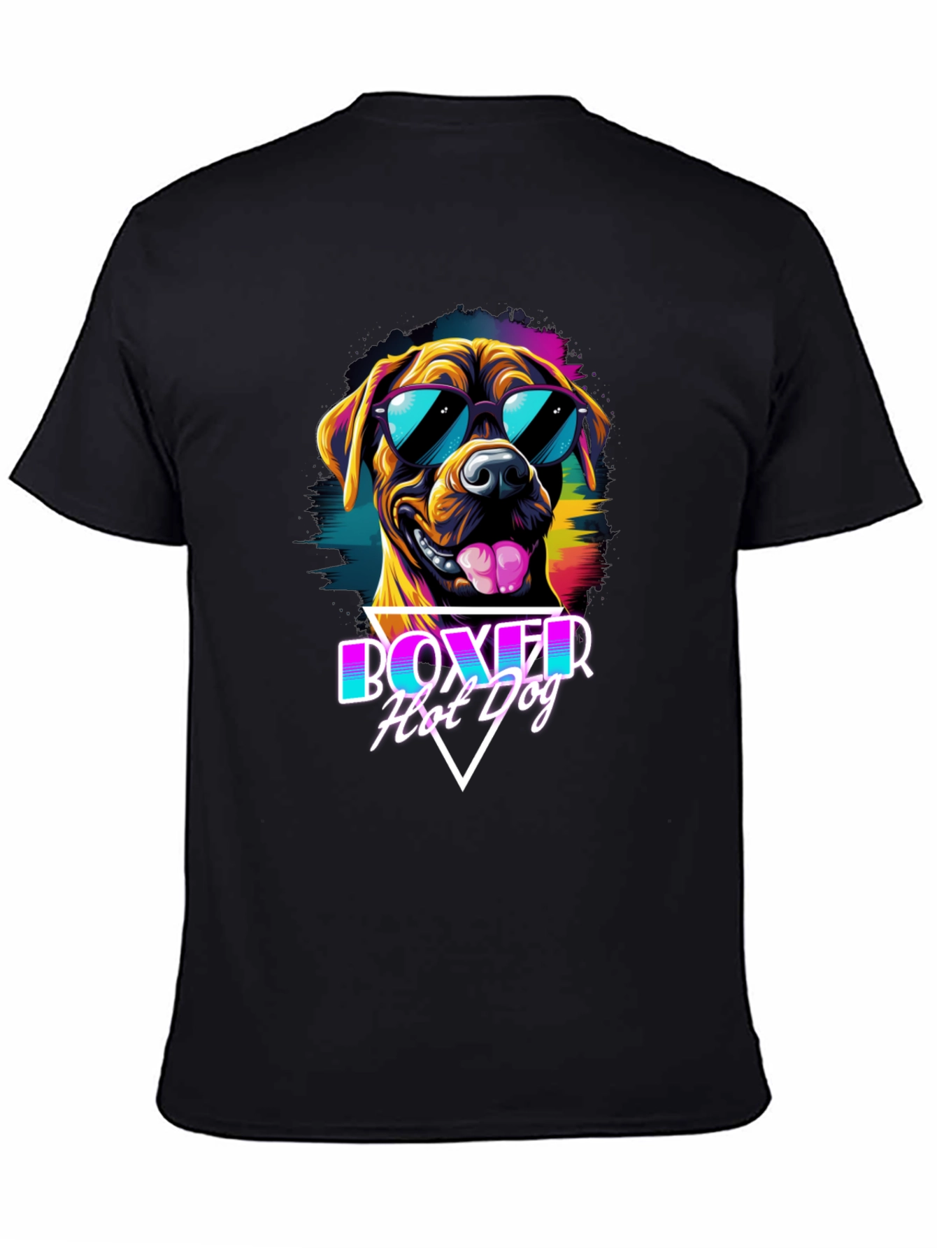 Boxer Hot Dog Graphic T-Shirt