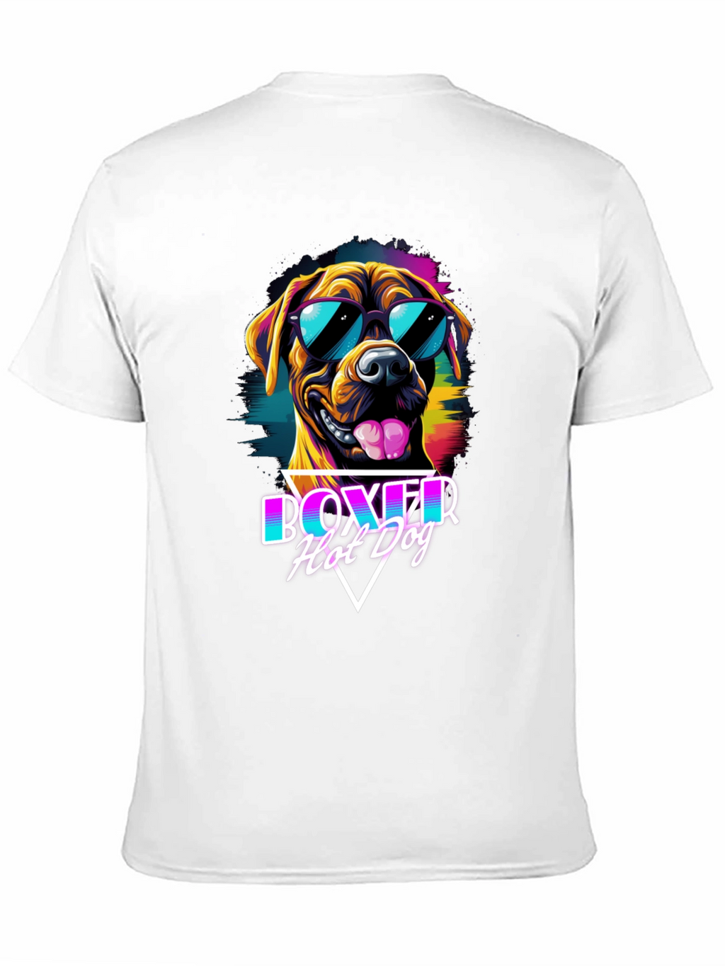 Boxer Hot Dog Graphic T-Shirt