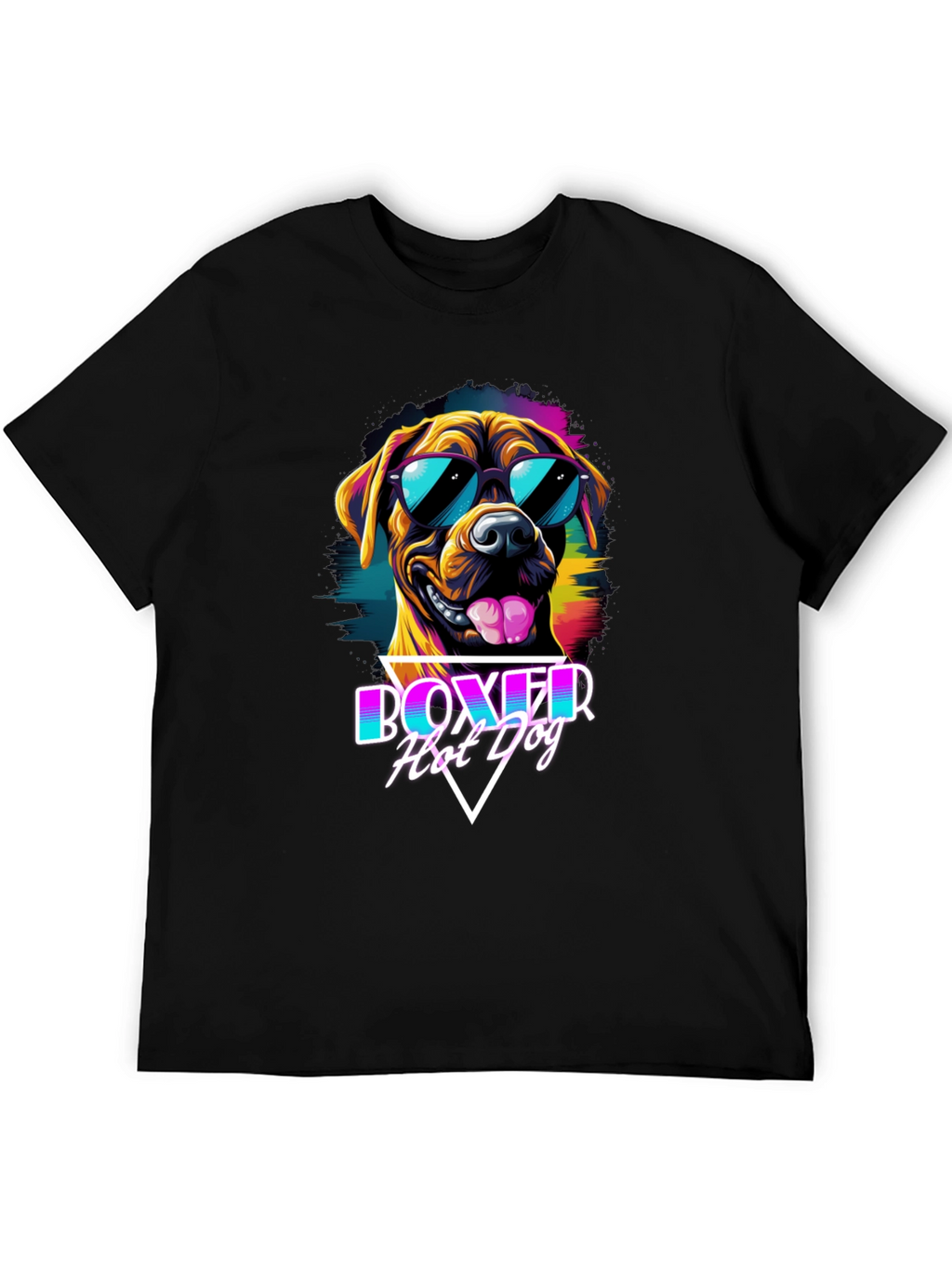 Boxer Hot Dog Graphic T-Shirt