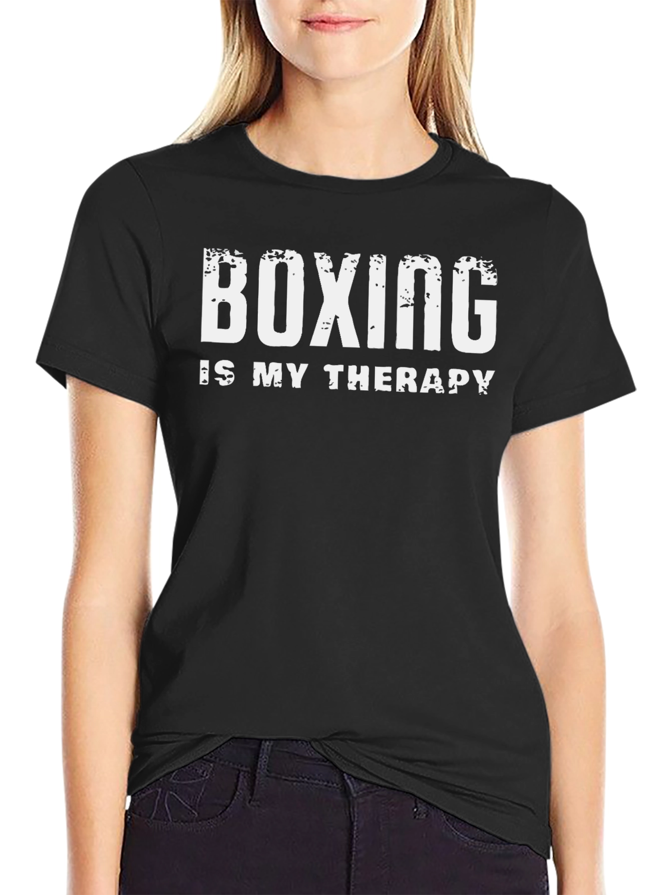 Boxing is My Therapy Graphic T-Shirt