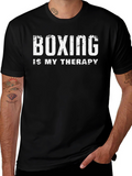 Boxing is My Therapy Graphic T-Shirt