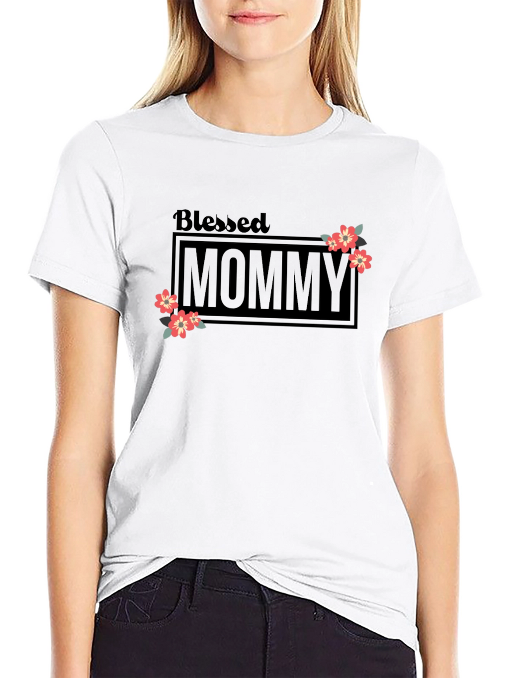 Blessed Mommy Graphic T-Shirt