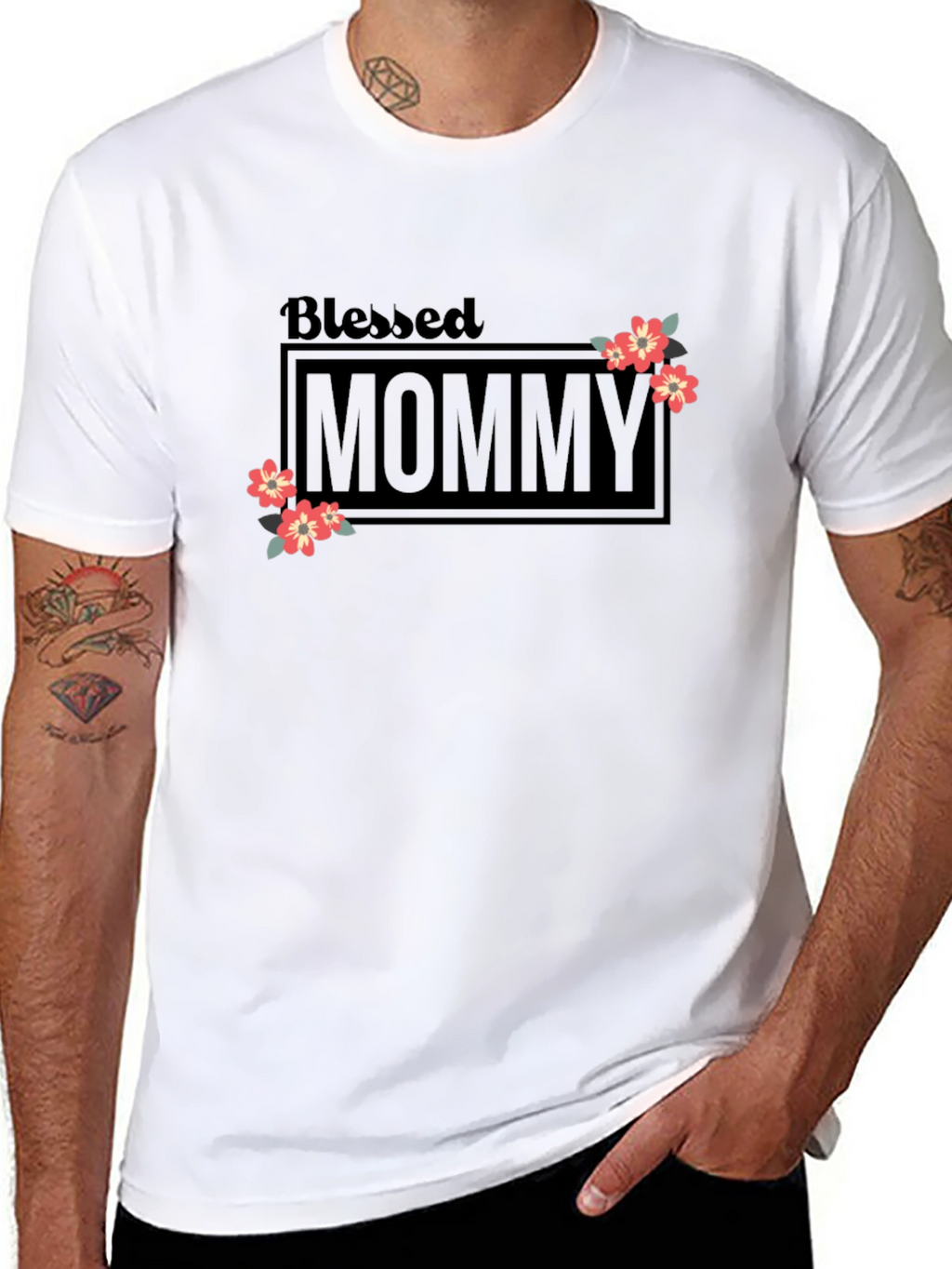 Blessed Mommy Graphic T-Shirt