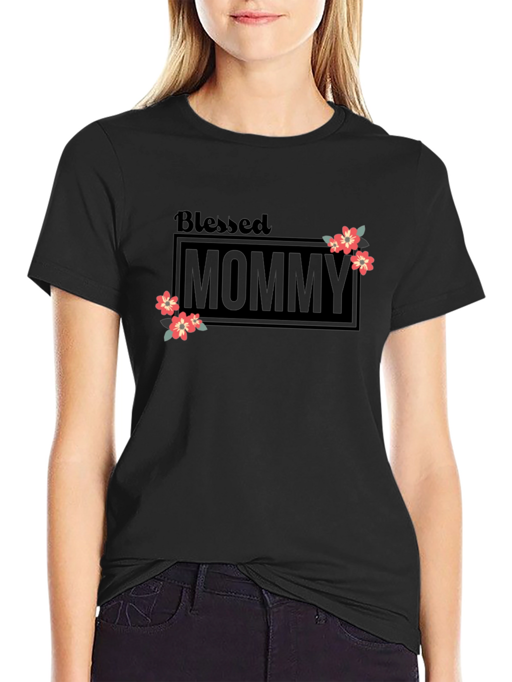 Blessed Mommy Graphic T-Shirt