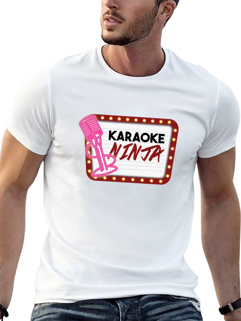 Karaoke Ninja Graphic Tee - Black