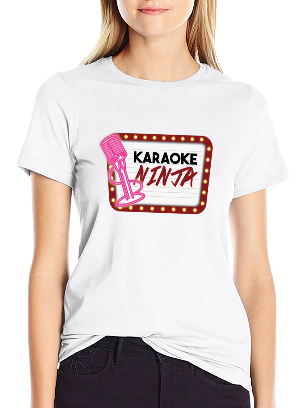 Karaoke Ninja Graphic Tee - Black