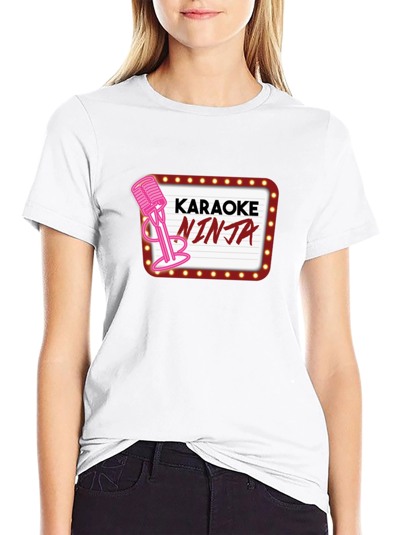 Karaoke Ninja Graphic Tee - Black