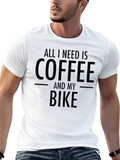 Coffee and Bike T-Shirt - Bikers Essential