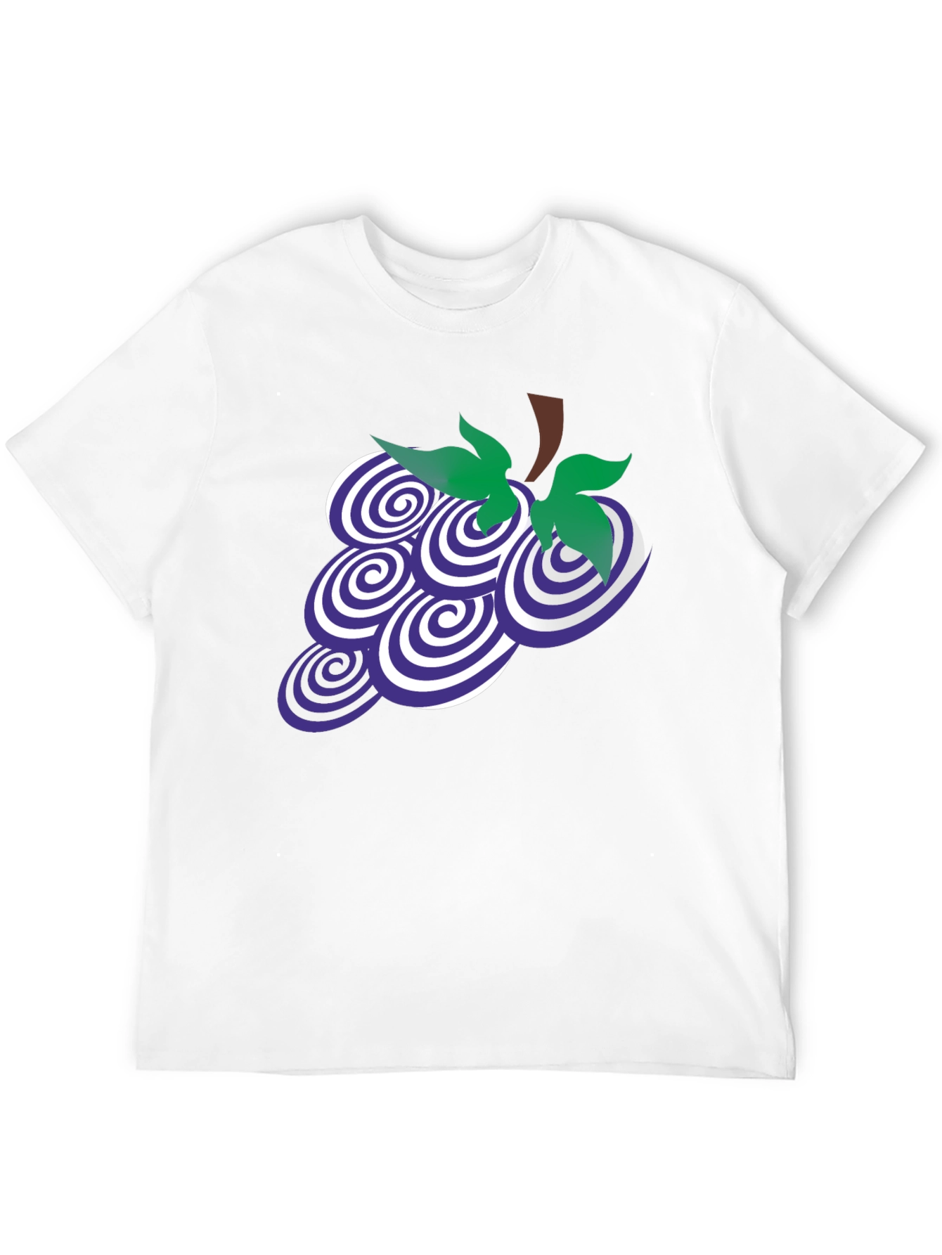Grapes Graphic Tee - Stylish Mens Black T-Shirt