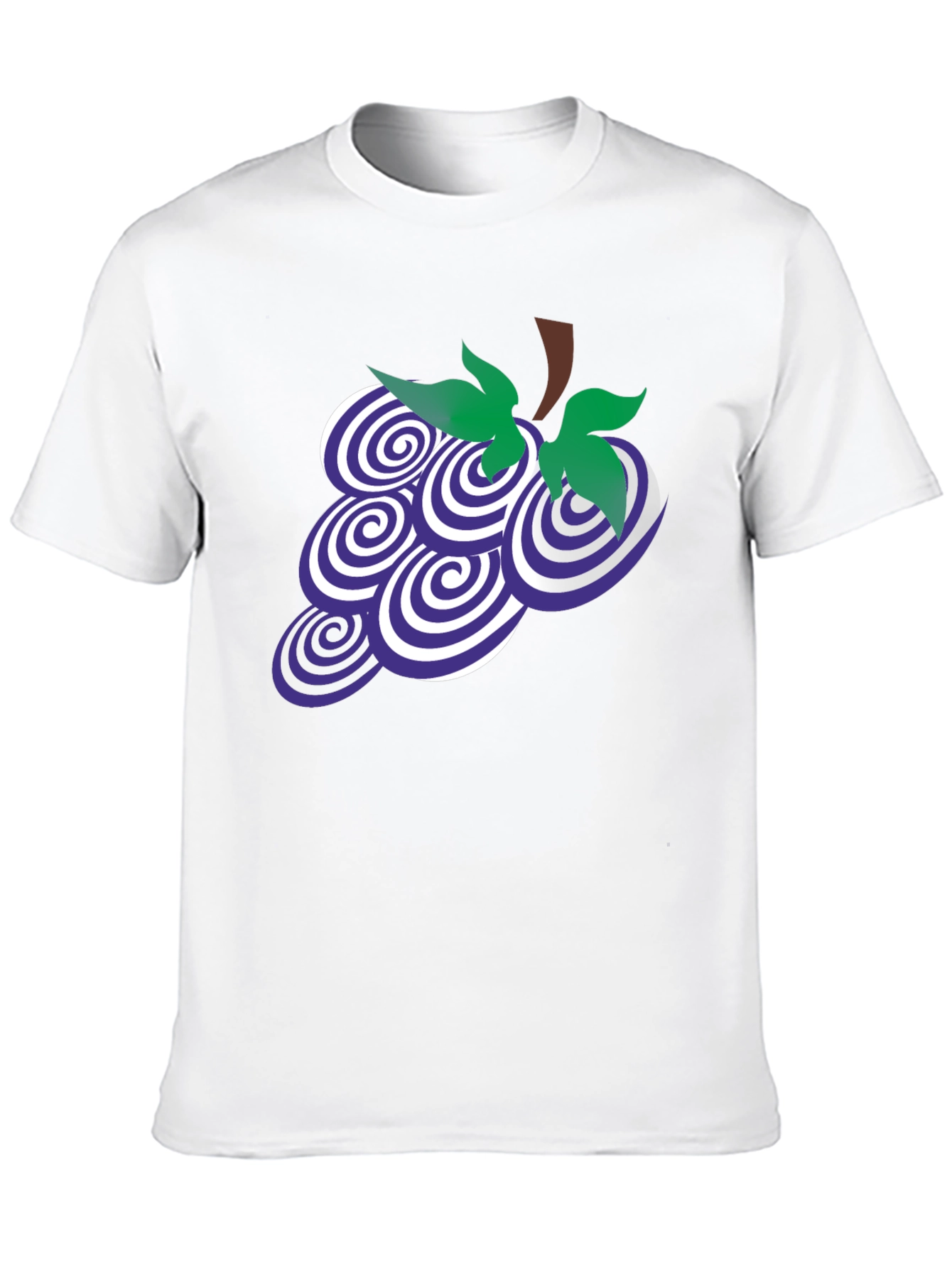 Grapes Graphic Tee - Stylish Mens Black T-Shirt