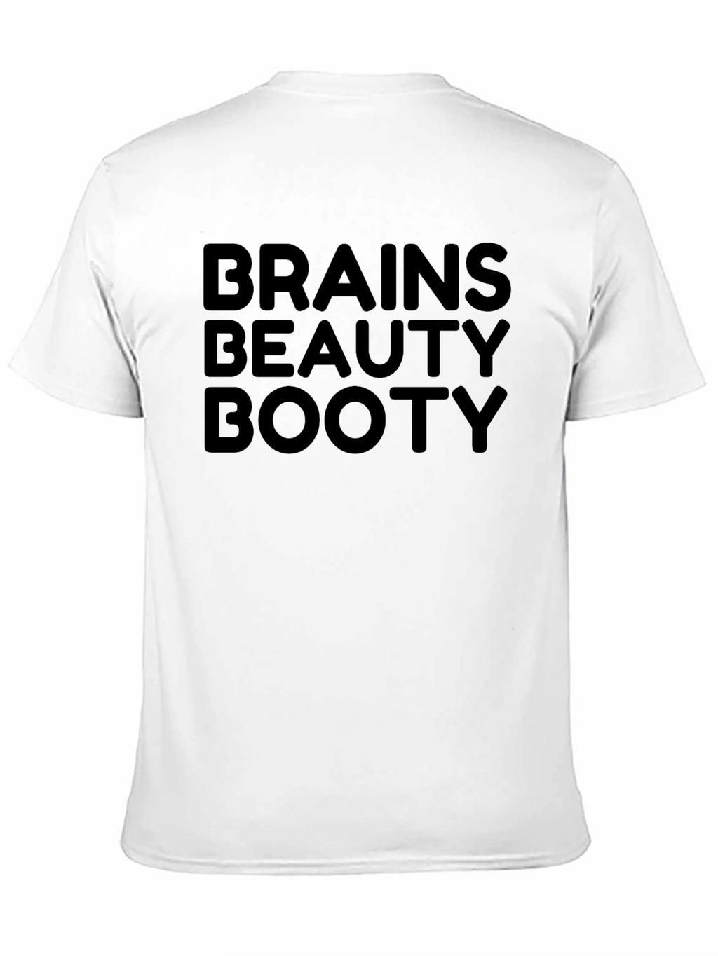 Brains Beauty Booty Graphic Tee - Black