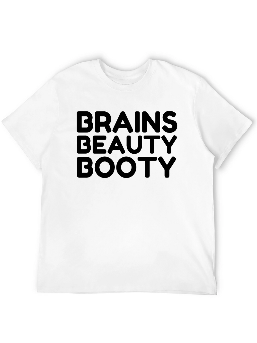 Brains Beauty Booty Graphic Tee - Black