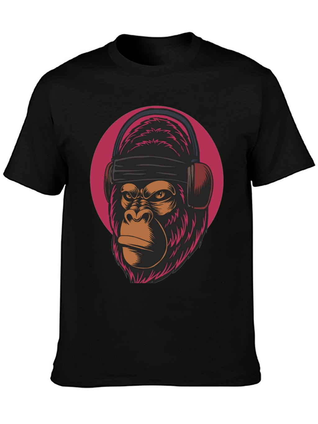 DJ Gorilla Graphic Tee - Cool Animal T-Shirt