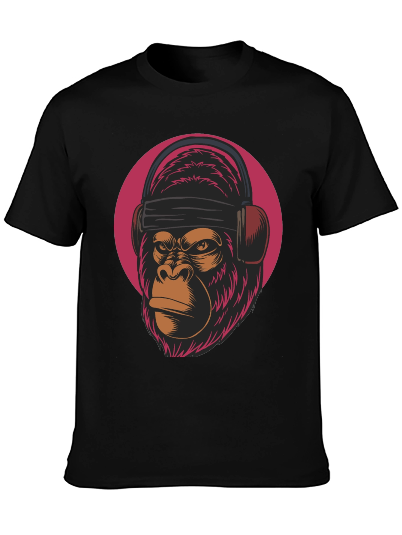 DJ Gorilla Graphic Tee - Cool Animal T-Shirt