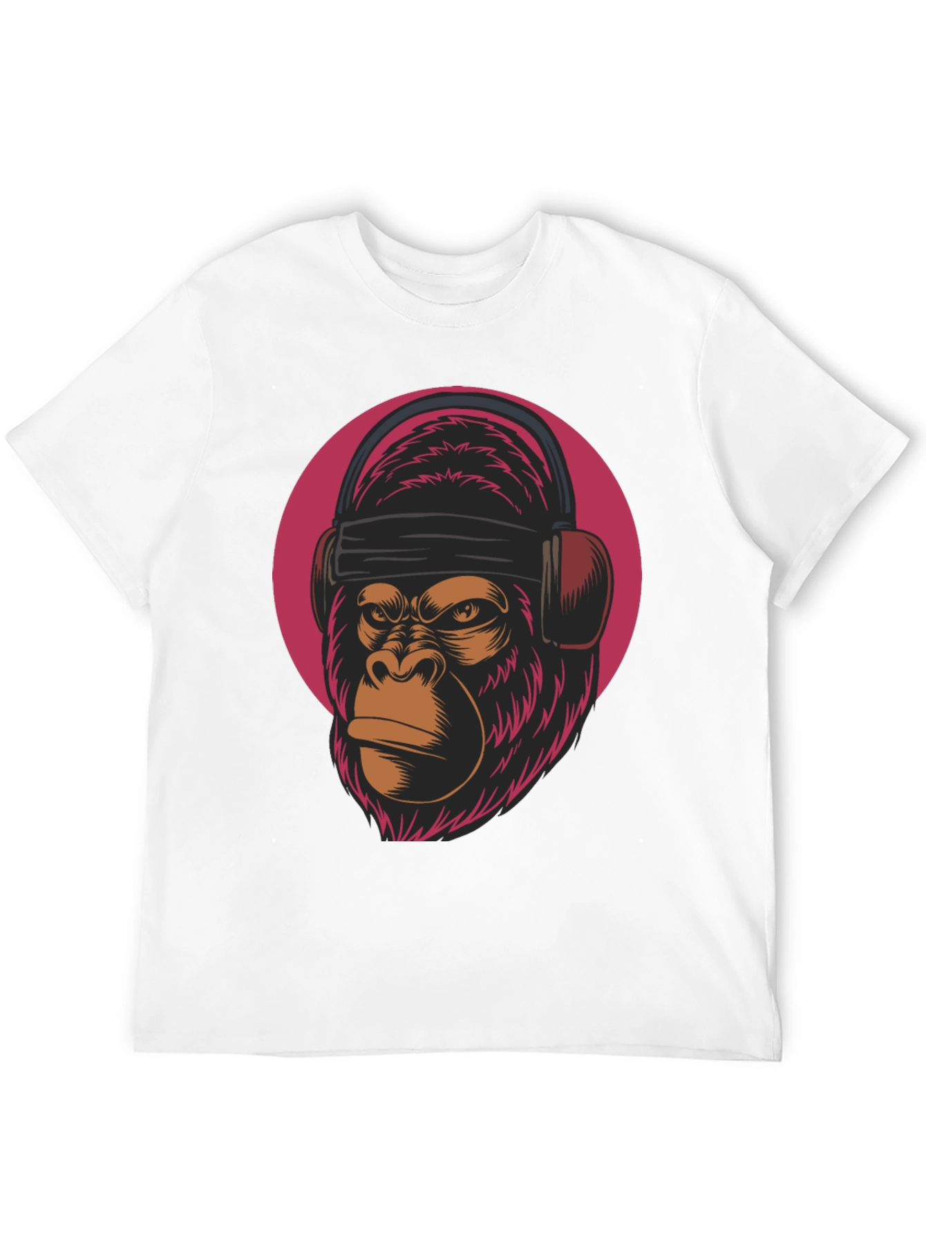 DJ Gorilla Graphic Tee - Cool Animal T-Shirt