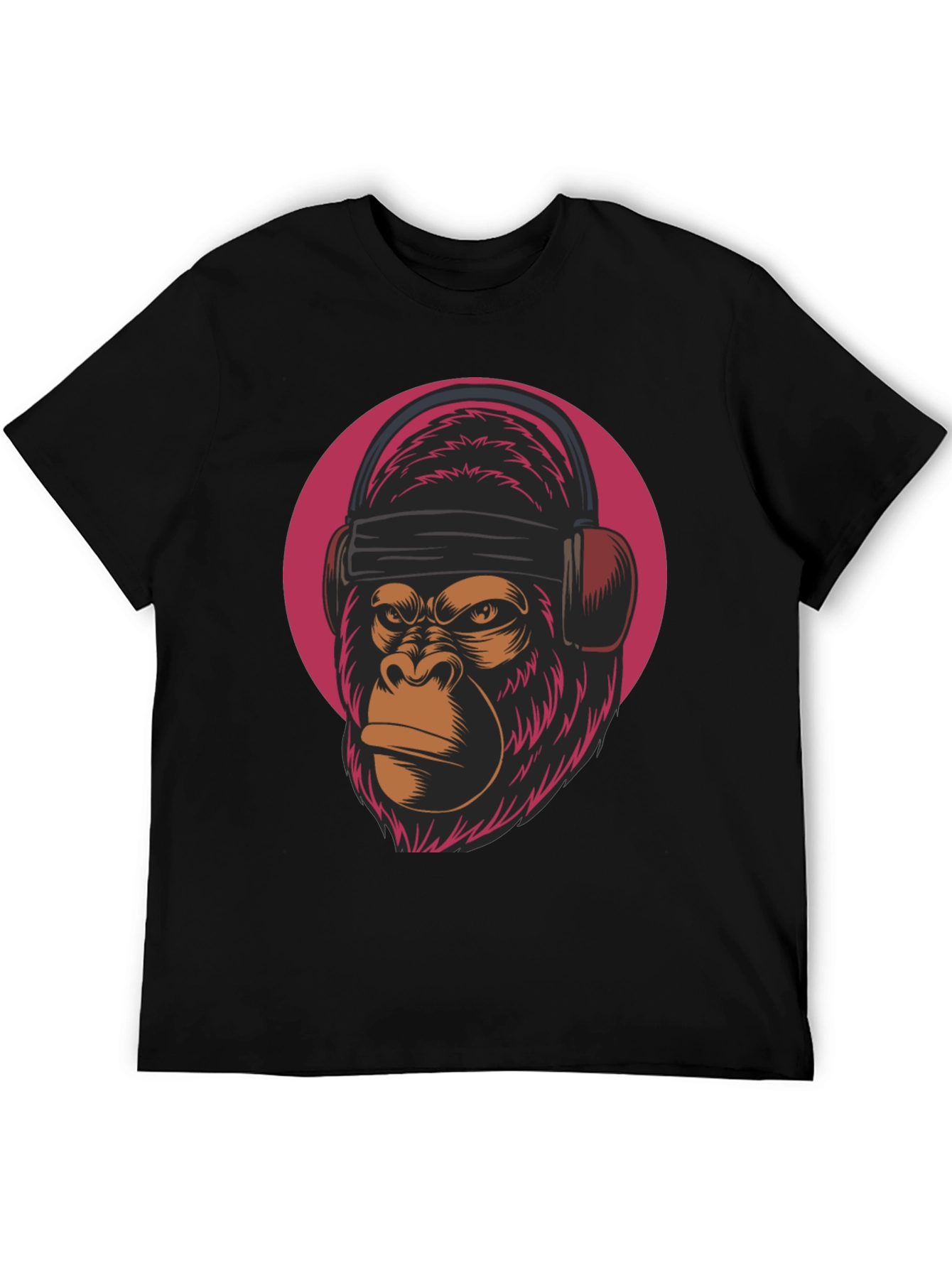 DJ Gorilla Graphic Tee - Cool Animal T-Shirt