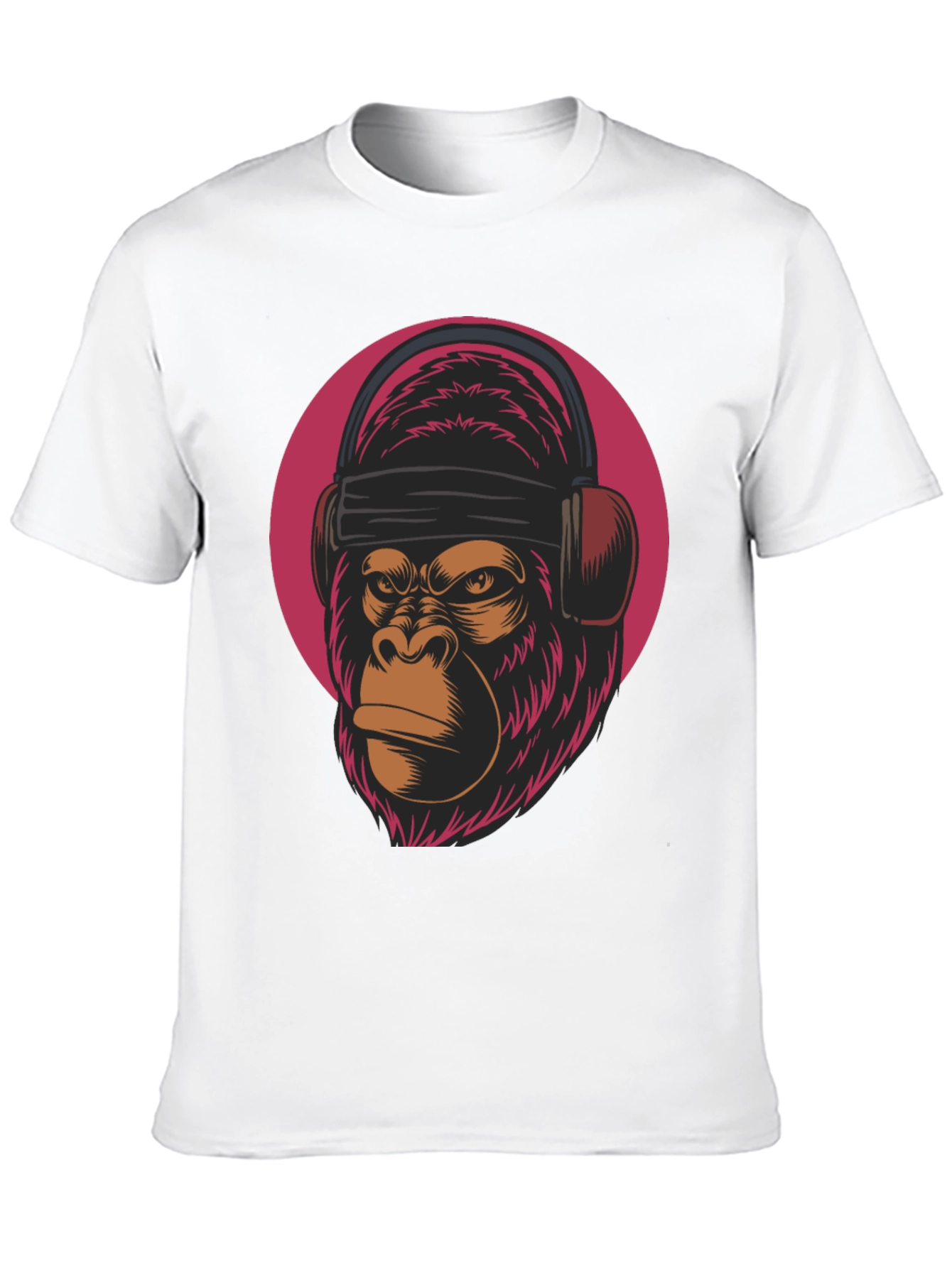 DJ Gorilla Graphic Tee - Cool Animal T-Shirt