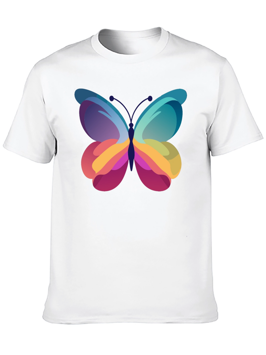 Butterfly Graphic Print T-Shirt