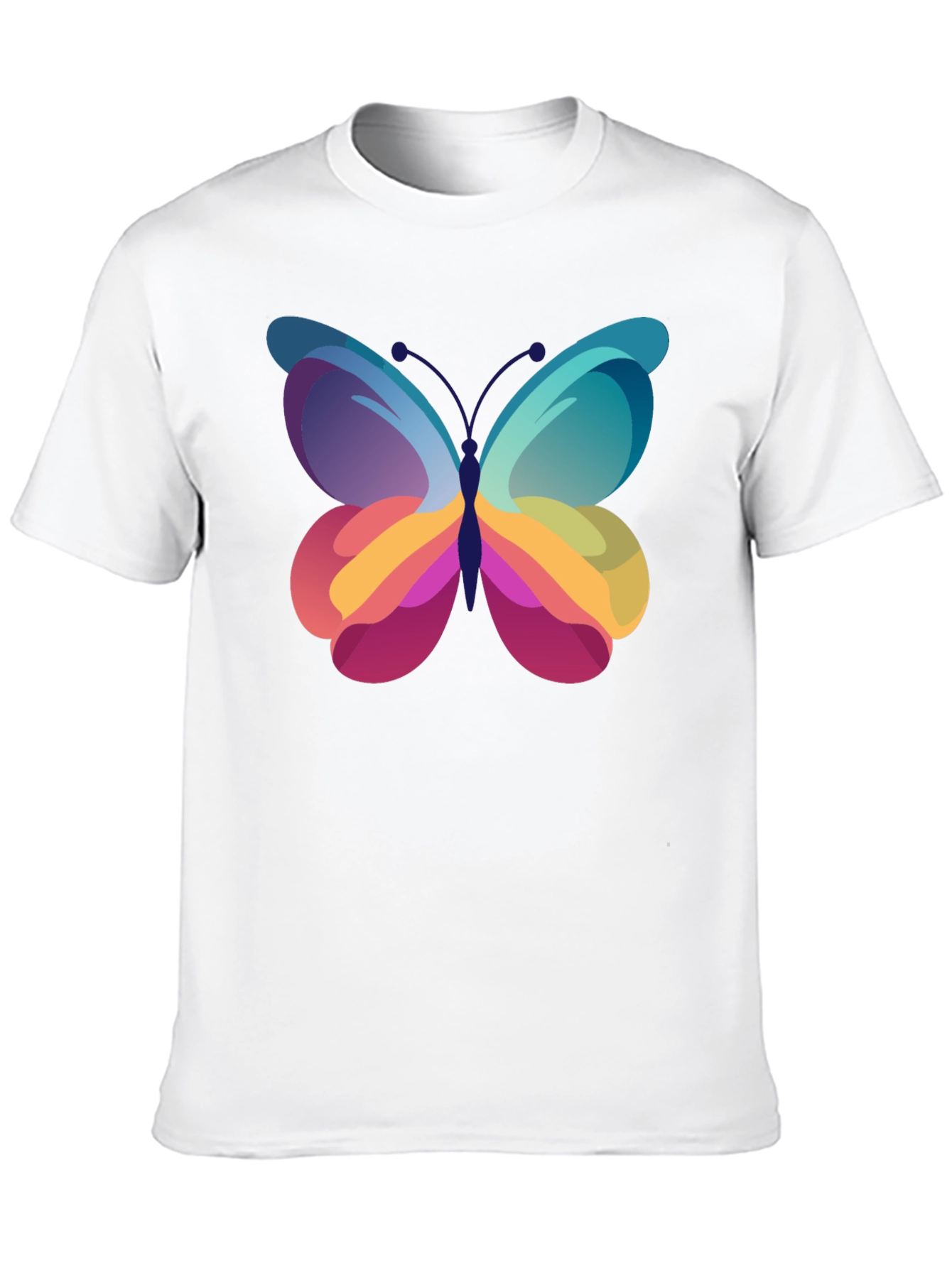 Butterfly Graphic Print T-Shirt