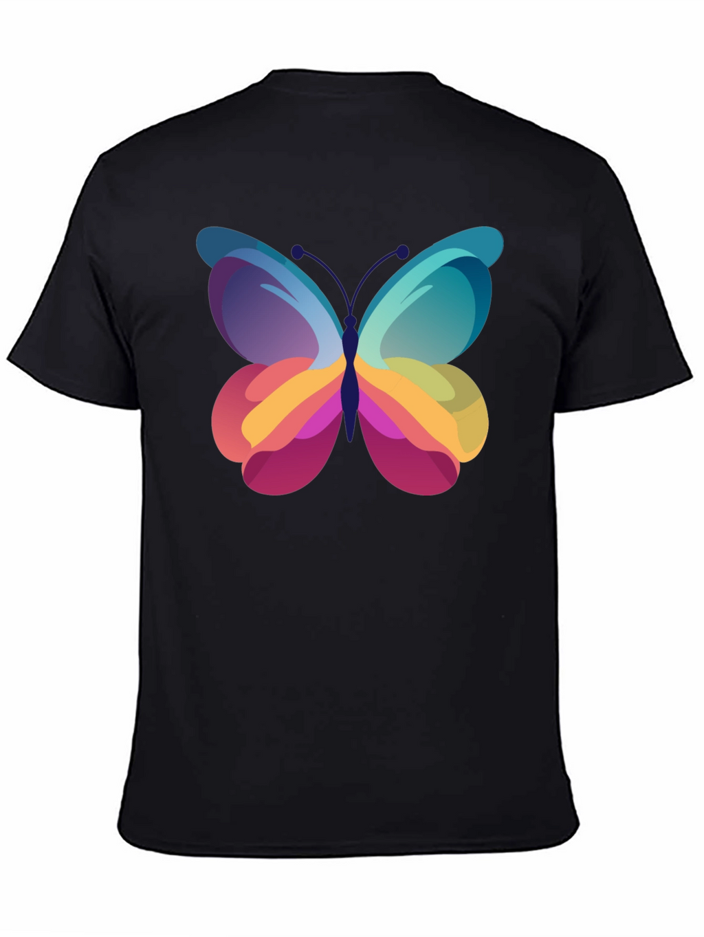 Butterfly Graphic Print T-Shirt