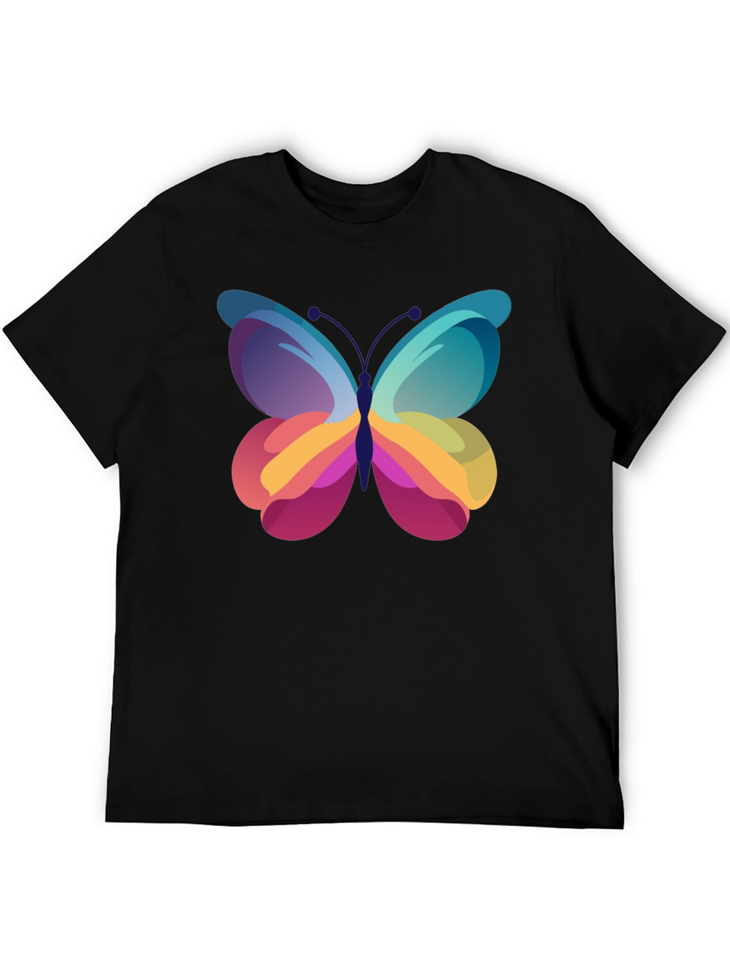 Butterfly Graphic Print T-Shirt