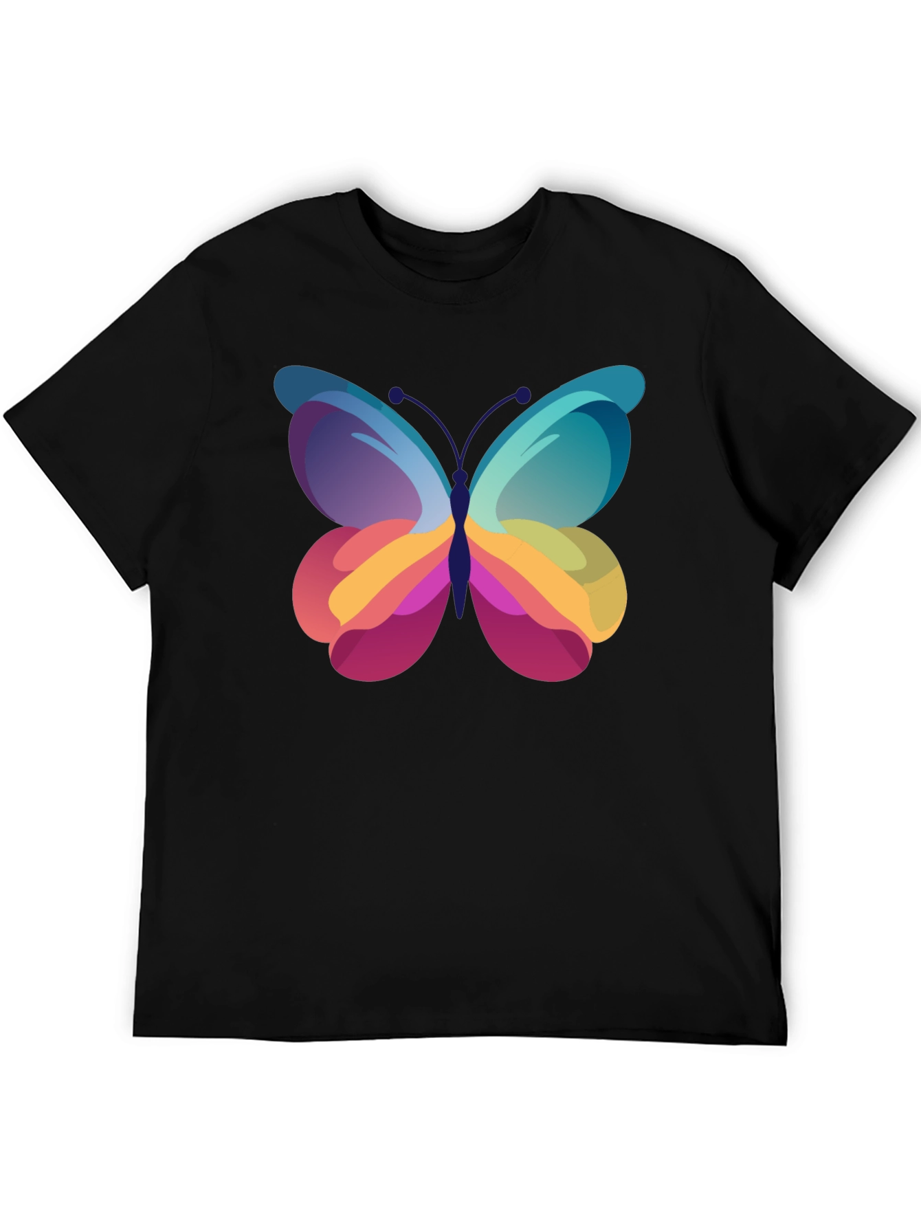 Butterfly Graphic Print T-Shirt