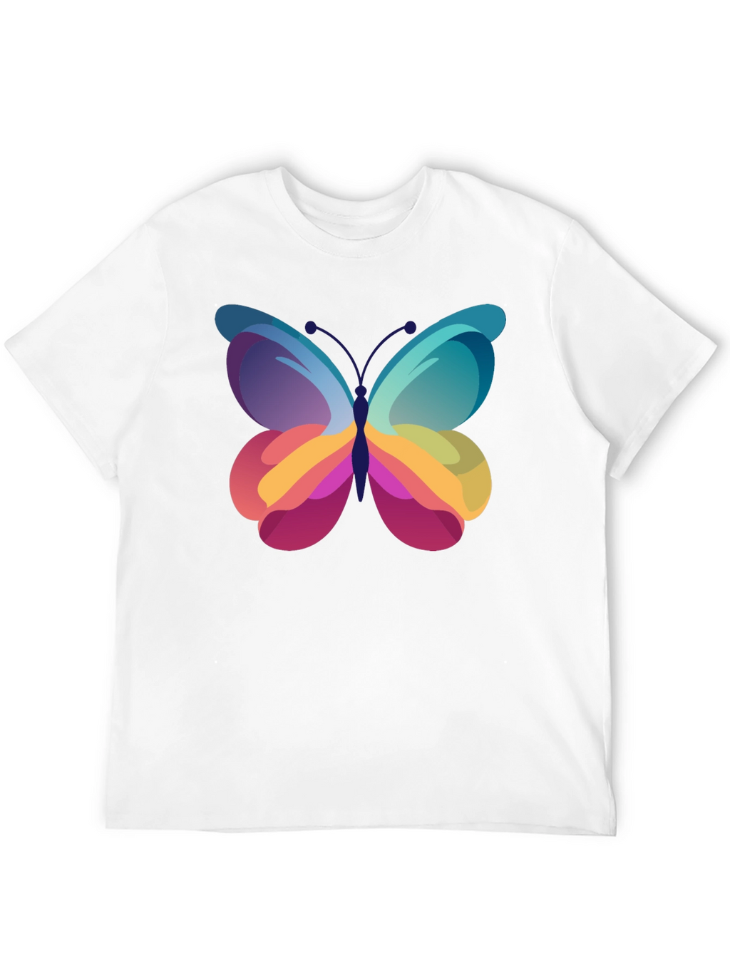 Butterfly Graphic Print T-Shirt