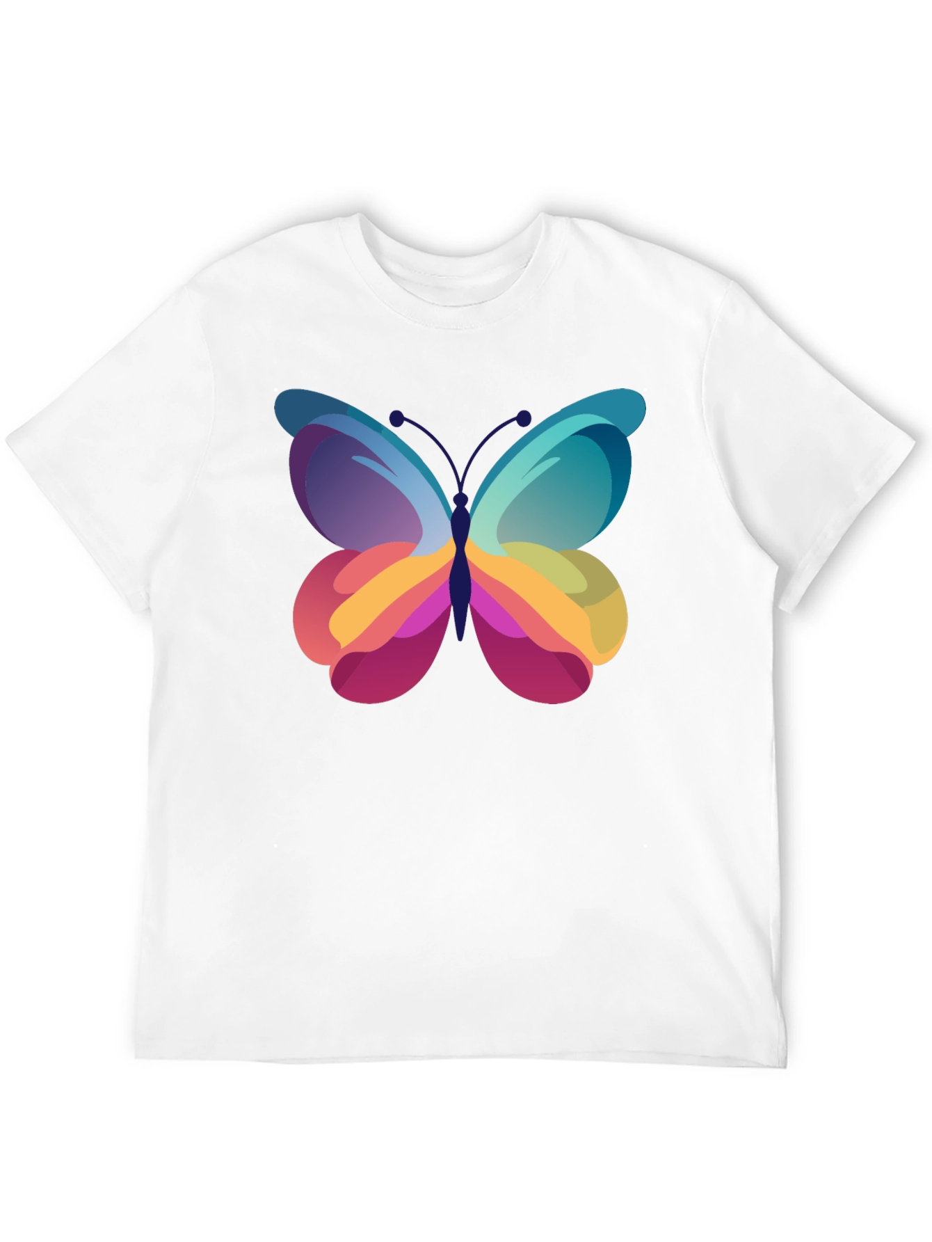 Butterfly Graphic Print T-Shirt