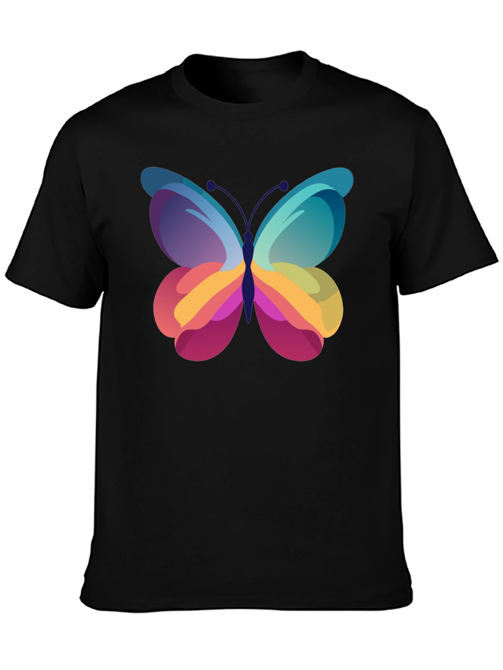 Butterfly Graphic Print T-Shirt