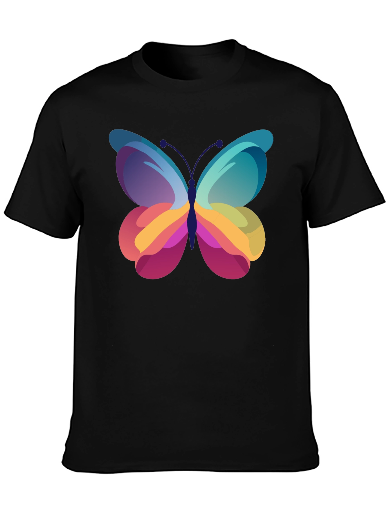Butterfly Graphic Print T-Shirt